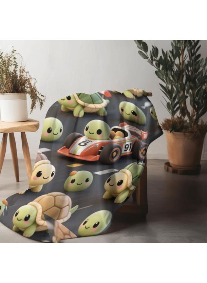 عام بطانية رقيقة من الفانيلا الكرتونية للأطفال والرضع (دافئة ومريحة، ومناسبة للنوم والألعاب) 70 سم * 100 سم - Image 4