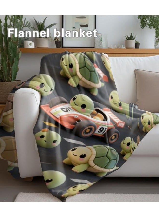 عام بطانية رقيقة من الفانيلا الكرتونية للأطفال والرضع (دافئة ومريحة، ومناسبة للنوم والألعاب) 70 سم * 100 سم - Image 5