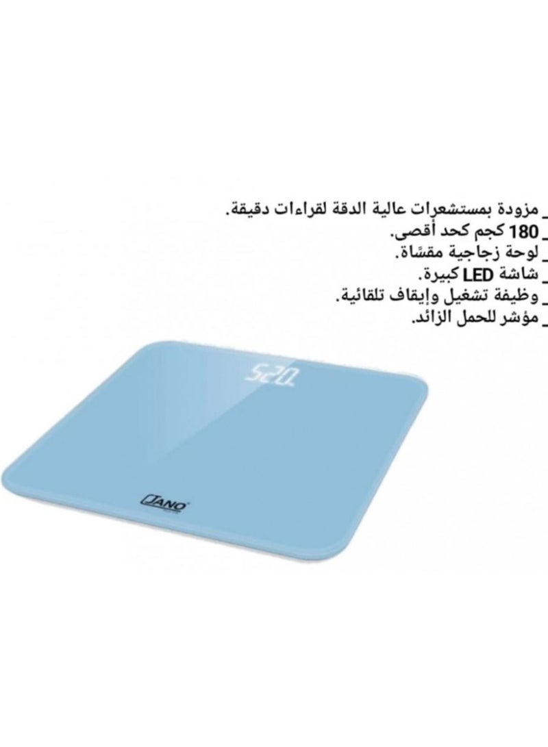 Jano Jano E06107 Electronic Body Scale - Blue  - Image 2