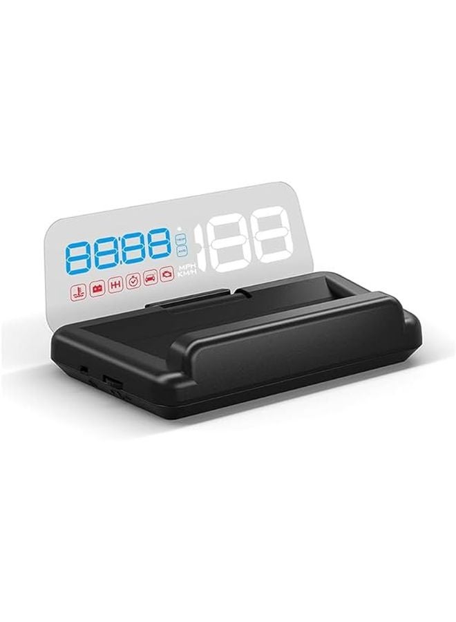 كاديلاك CTS 2010 2019 عرض HUD أزرق أبيض أحمر عداد السرعة OBD توصيل وتشغيل - Image 1