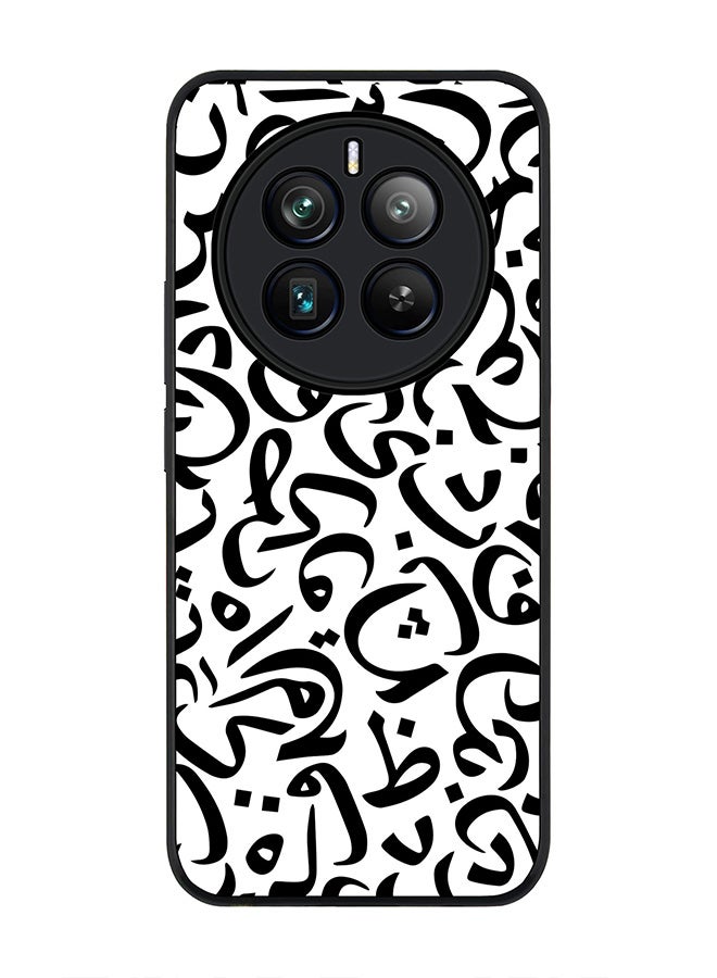 Stylizedd Rugged Black edge case for Realme 12 Pro / Realme 12 Pro Plus 5G, Slim fit Soft Case Flexible TPU Gel Thin Cover -  Arabian Pearls - Image 1