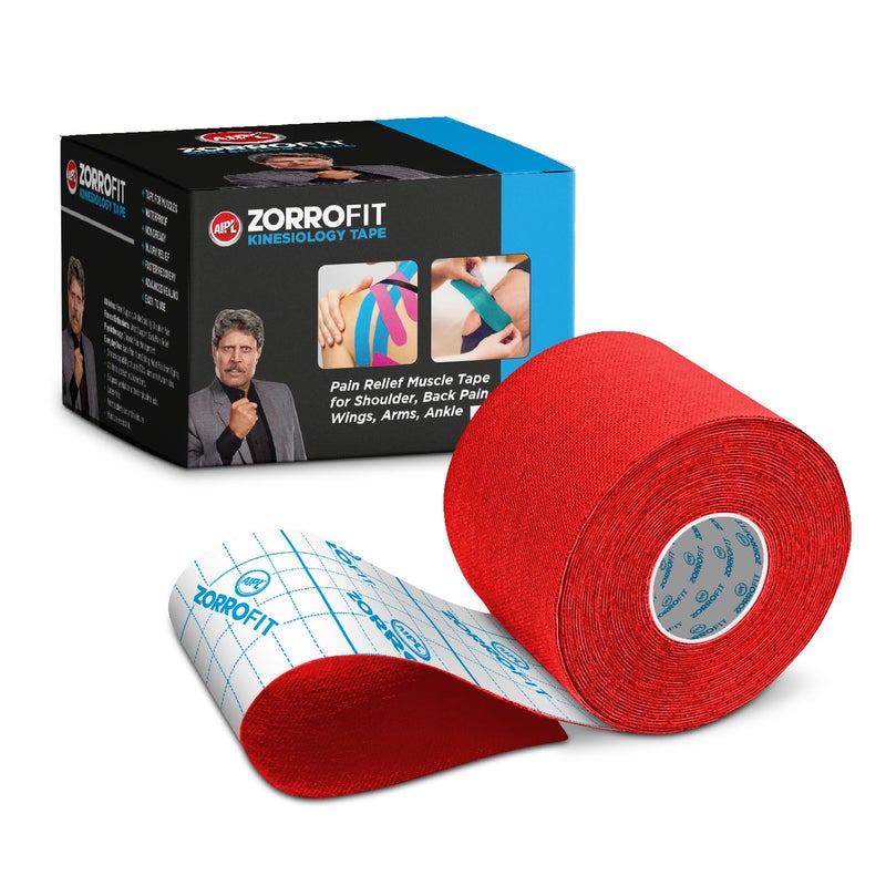 AIPL Zorrofit Kinesiology Tape for Physiotherapy Sports Injury Pain Relief Muscle for Shoulder Wings Arms Ankle KT Taping Waterproof Athletic for Pain Support - Image 5