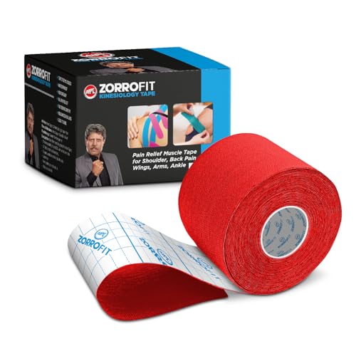 AIPL Zorrofit Kinesiology Tape for Physiotherapy Sports Injury Pain Relief Muscle for Shoulder Wings Arms Ankle KT Taping Waterproof Athletic for Pain Support - Image 1