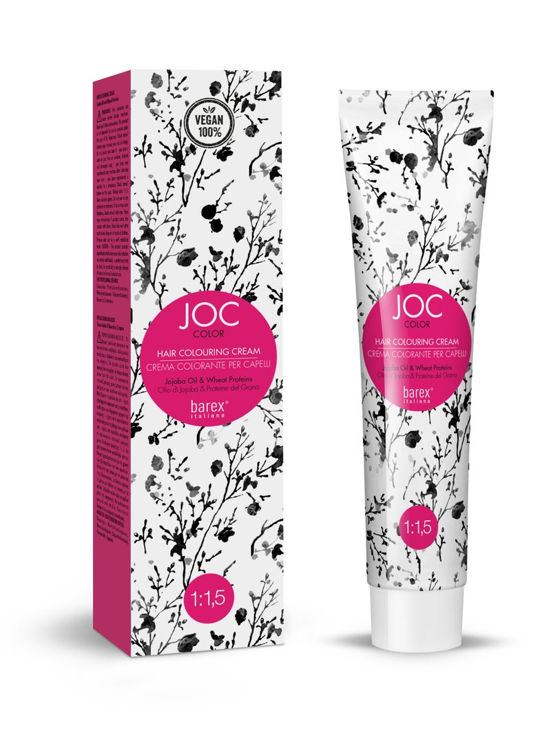 Barex Italiana - JOC Color - Hair Colouring Cream 100 ML | 7.1 Ash Blonde - Image 1