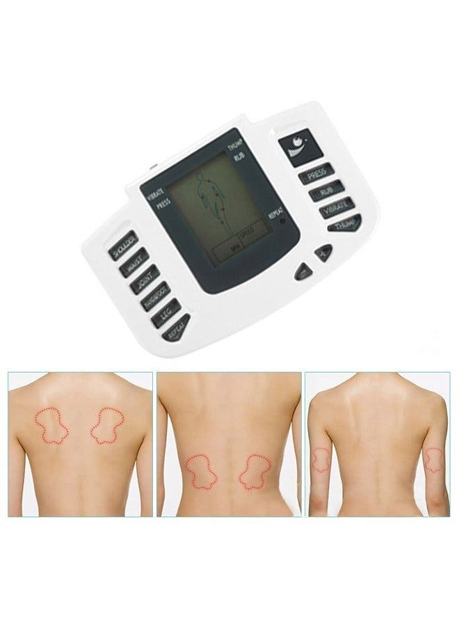 Generic Electrical Full-Function Whole Body Acupuncture Pulse Massage Treatment Instrument, Cervical Massager, Digital Meridian Pulse Mini Massager ( European Plug, 8 Pair Patches）  - Image 5