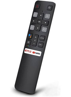 HuHa Remote Control For Tcl Android Tv New Upgraded Replacement Rc802V For Tcl Tvs 40S330 32S330 40S334 32S334 70S430 32A325 32A323 65Q637 55S430 43S430 55Q637 43S434 75S434 32P30S  - Image 1