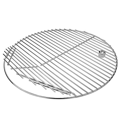 Grisun 19.5" Round Grill Grate for Akorn Kamado Ceramic Grill, Pit Boss K24, Louisiana Grills K24, Char-Griller 16620, 304 Stainless Steel Solid Rod Grill Grids Cooking Grates - Image 1