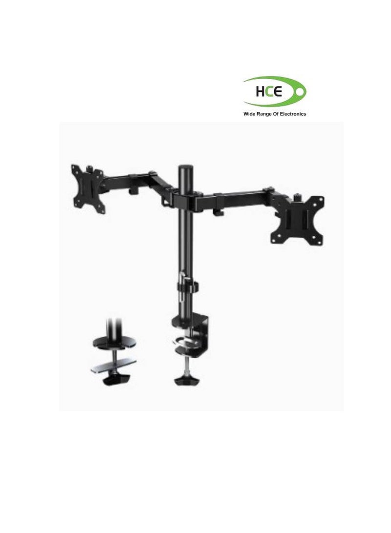 Dual Monitor Arm for 13-27 inch LED LCD Flat/Curved Screens with VESA 75/100mm up to 8KG, Height Adujustable Ergonomic PC Monitor Arm Desk Mount, Tilt Swivel Rotation Monitor Mount Stand EV002 black