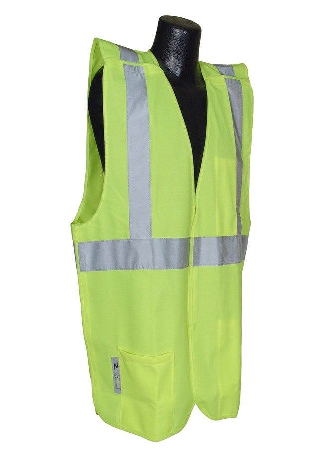 Radians SV4GSM Class 2 Breakaway Solid Safety Vests, Green, Medium