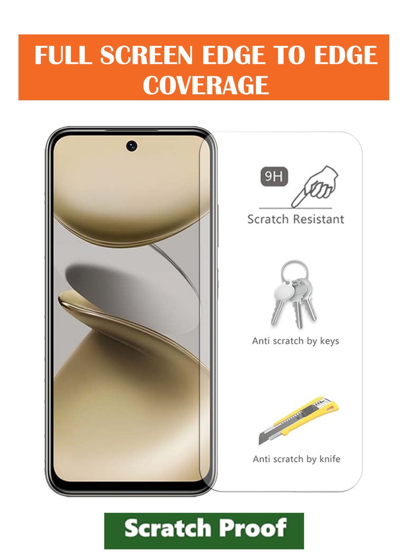 For Infinix Smart 9 - Tempered Glass Screen Protector - Delicate Touch , Higher Transparency , Easy to Install ,Anti-scratch and Bubble-free Screen Protector - Clear - Image 3