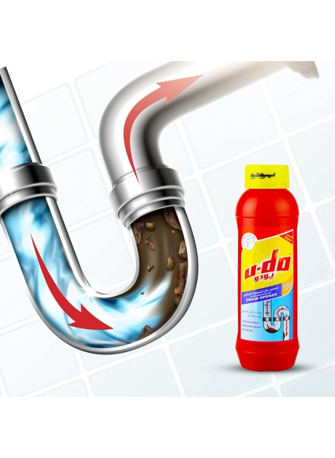 u-do High-Concentration Drain Unclogging Granules (500g) - Image 2