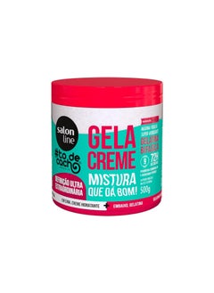 Salon Line Salon Line  Linha ToDeCacho GelaCreme  Creme Hidratante  Gelatina 500 Gr  ImWithCurls GelCream  Moisturizing Cream  Gelatin Net 1764 Oz 