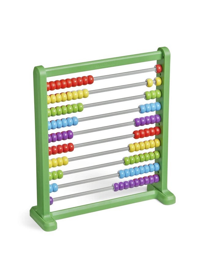hand2mind Hand2Mind Double Sided Plastic 100 Bead Abacus, Abacus for Kids Math, Kindergarten Math Manipulatives, Counting Rack, Educational Toys for Elementary Kids (Set of 1) - Image 4