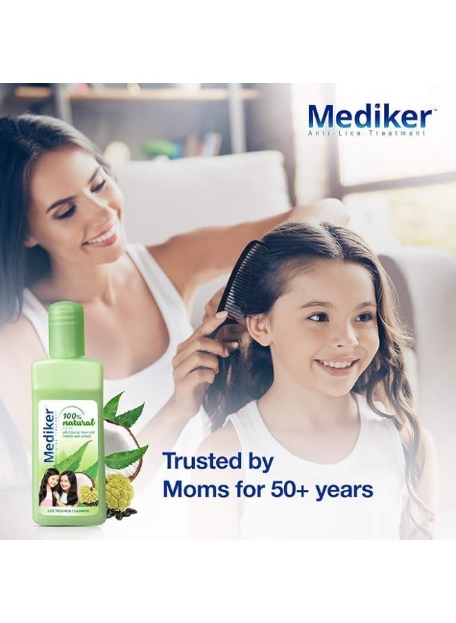 Mediker Anti-Lice Shampoo 50ml + Licel Lice Killer Herbal Oil 25ml Combo - Image 2