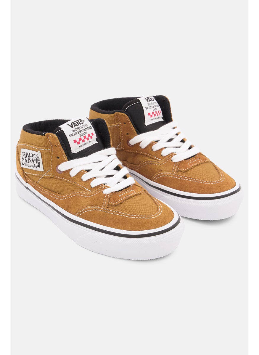 VANS - Women Skate Half Cab 9 Lace Up Sport Shoes, Brown - Image 1