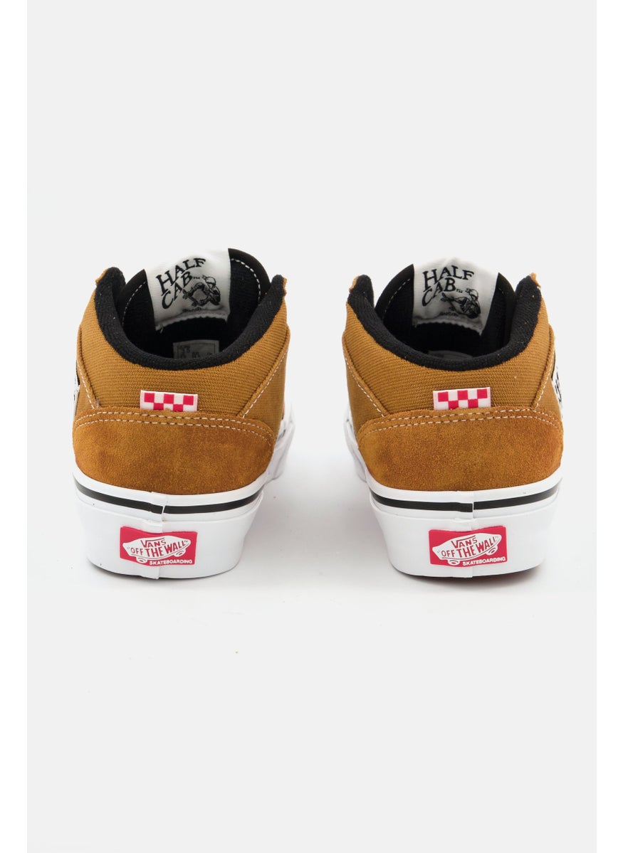 VANS - Women Skate Half Cab 9 Lace Up Sport Shoes, Brown - Image 1