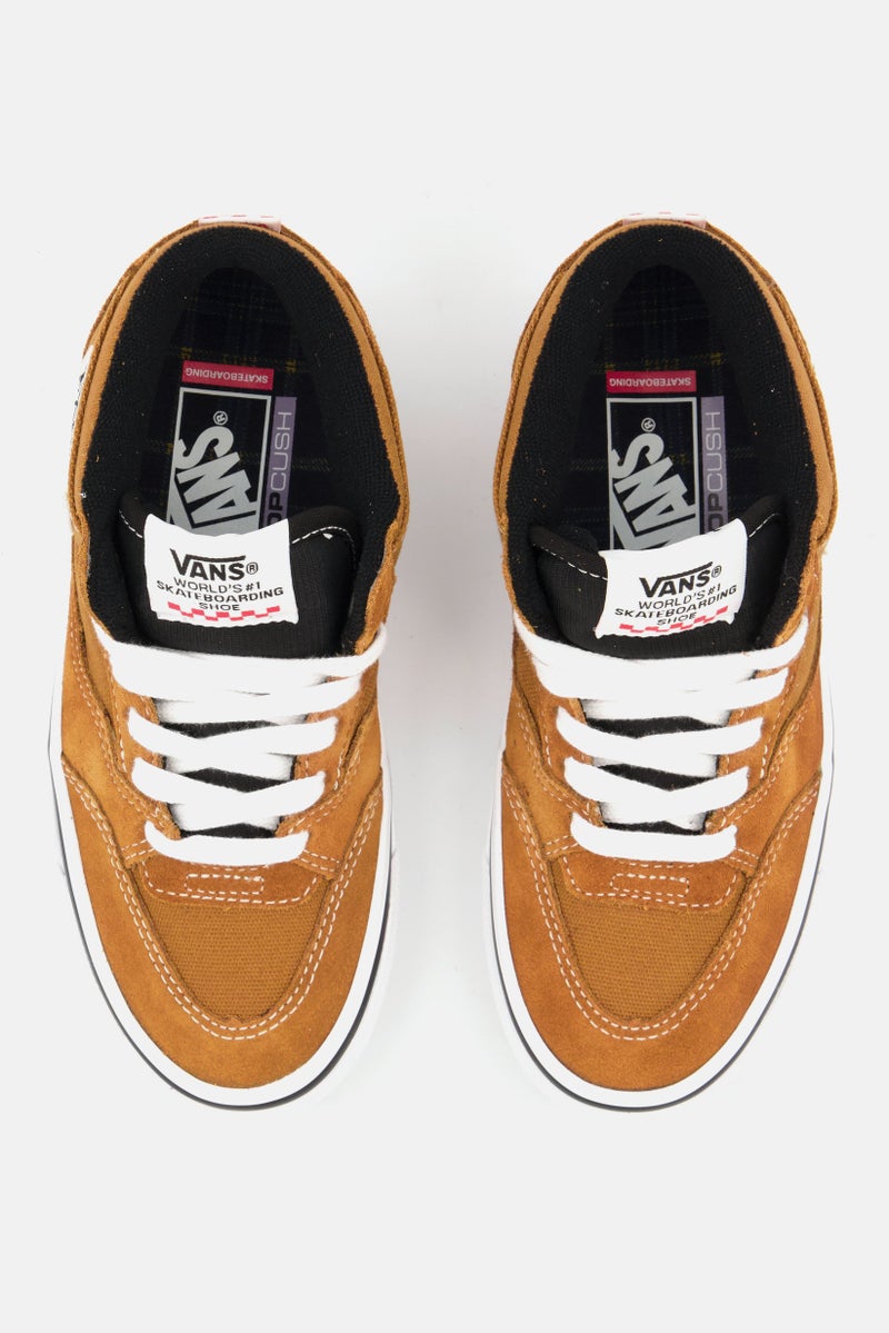 VANS أحذية رياضية نسائية نصف كاب 9 مزودة بأربطة، بني - Image 2