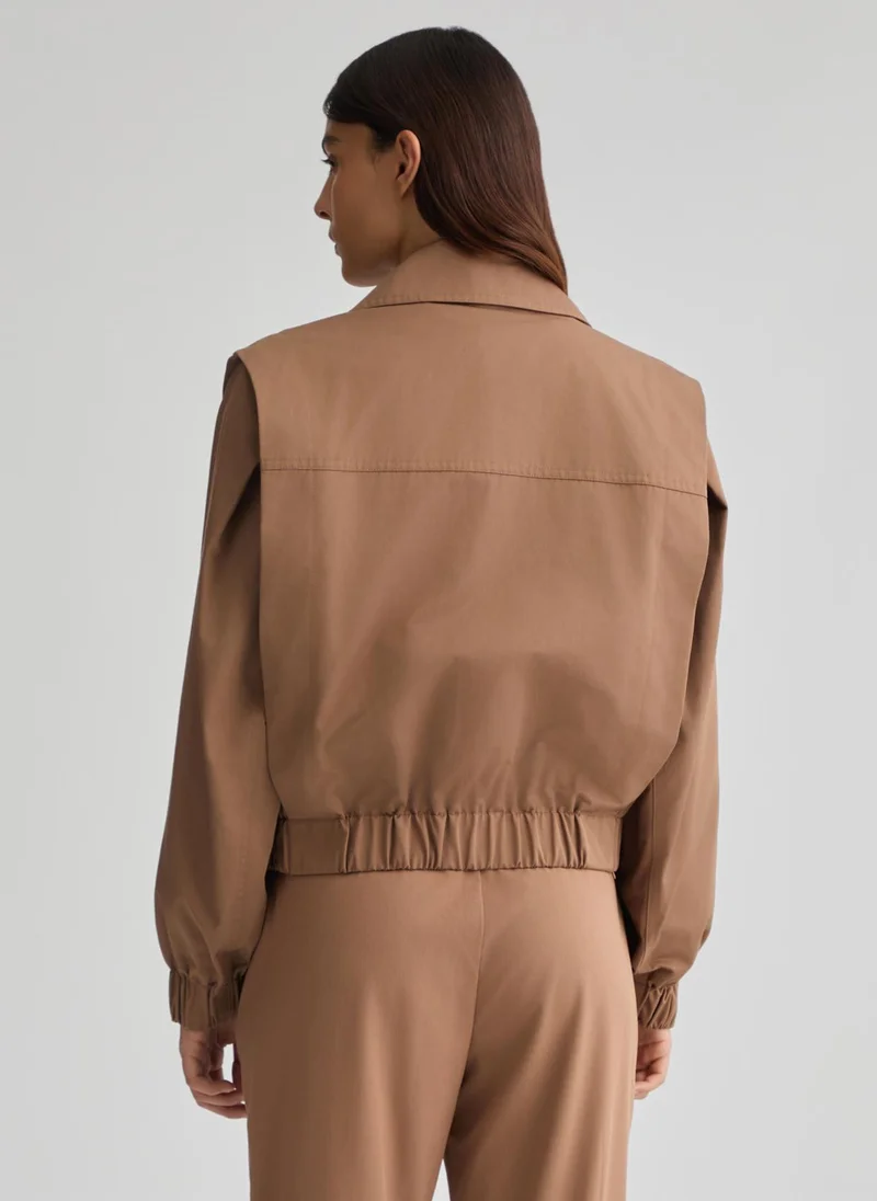 Liu Jo Brown double-breasted jacket