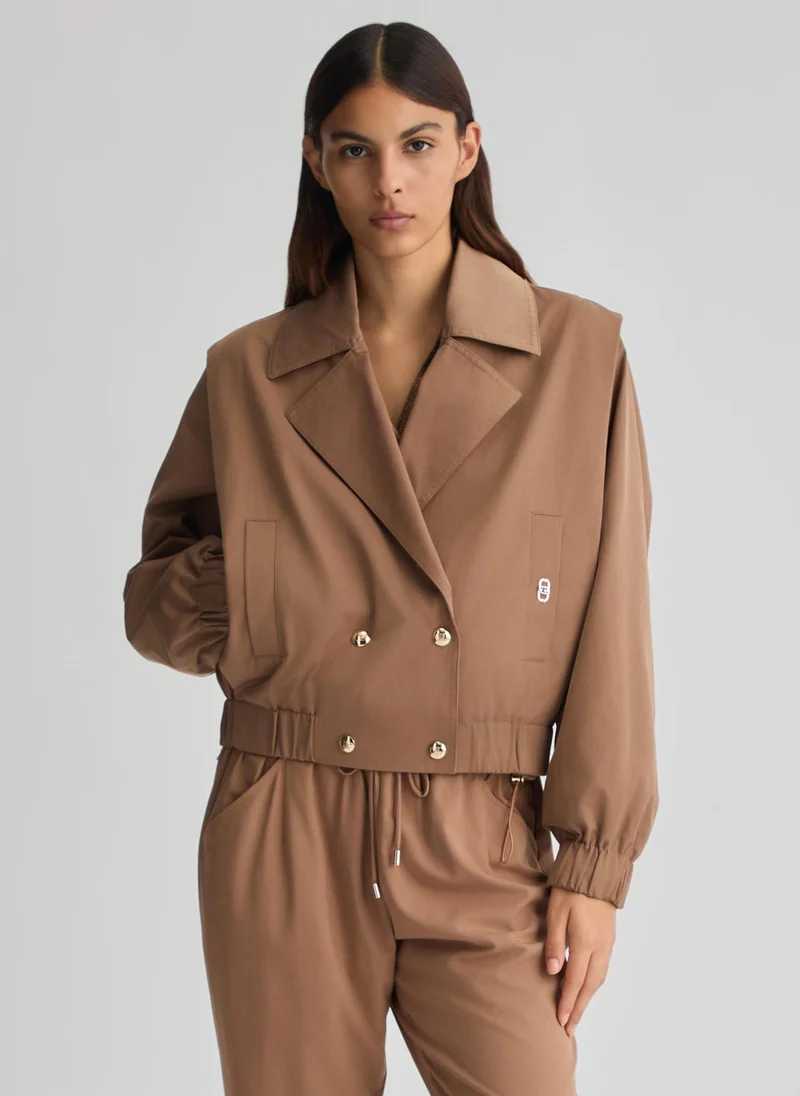 Liu Jo Brown double-breasted jacket