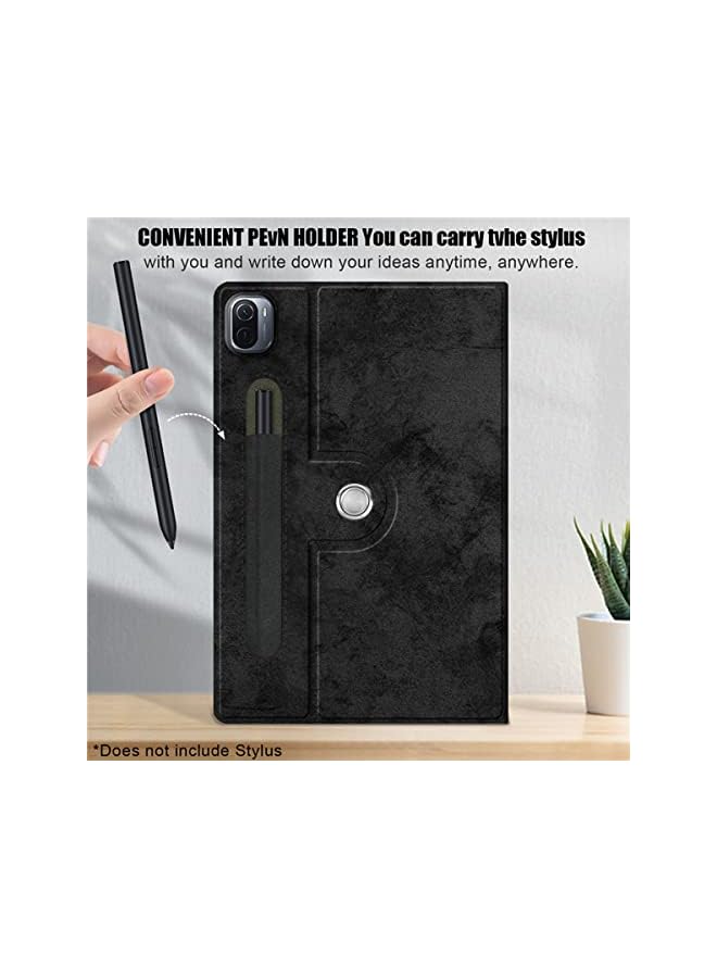 KASTWAVE Case For Xiaomi Mi Pad 5 Case For Mi Pad 5 Pro Case Elastic Strap Pen Holder Stand Auto Sleep And Wake Up Function Cover，Pu Leather Tablet Cases For Xiaomi Mi Pad 5 Pro Case Black - Image 2