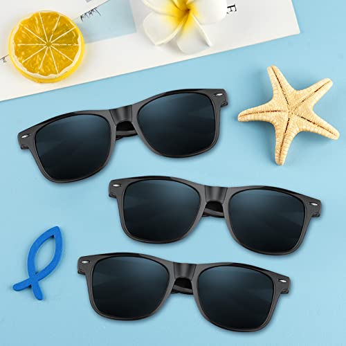 Bouiexye 48 Pack Black Party Sunglasses Bulk for Birthday Summer Wedding Party Goody Bag Fillers Supplies - Image 3