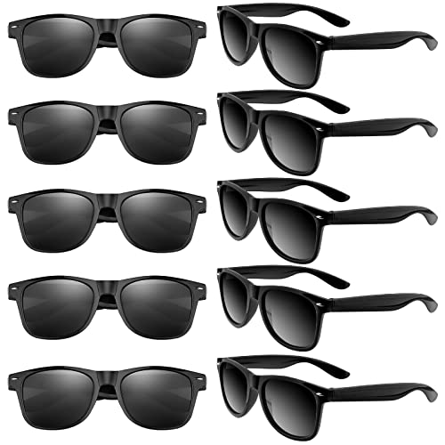 Bouiexye 48 Pack Black Party Sunglasses Bulk for Birthday Summer Wedding Party Goody Bag Fillers Supplies - Image 1