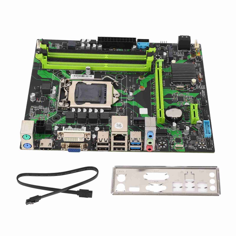 B75 HM Plus Mining Mainboard Double Channel DDR3 LGA1155 Support VGA DVI HD Multimedia Interface ATX Motherboard with Gigabit NIC - Image 1