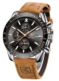 BENYAR BY BENYAR Watch for Men Analog Quartz Chronograph Waterproof Luminous Designer Mens Wrist Watches Business Work Sport Casual Dress Watch with Silicone Strap Elegant Gifts for Men