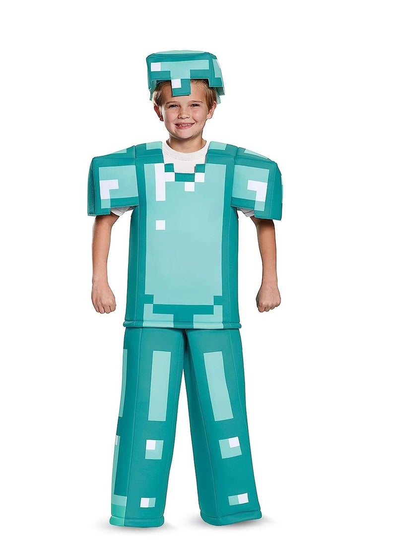 Disguise Armor Prestige Minecraft Costume, Multicolor, Medium - Image 1