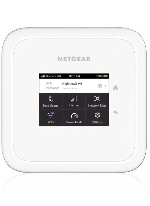 NETGEAR Nighthawk M6 5G WiFi 6 Mobile Hotspot Router MR6110 Blazing Fast Wireless Hotspot Router, Unlocked