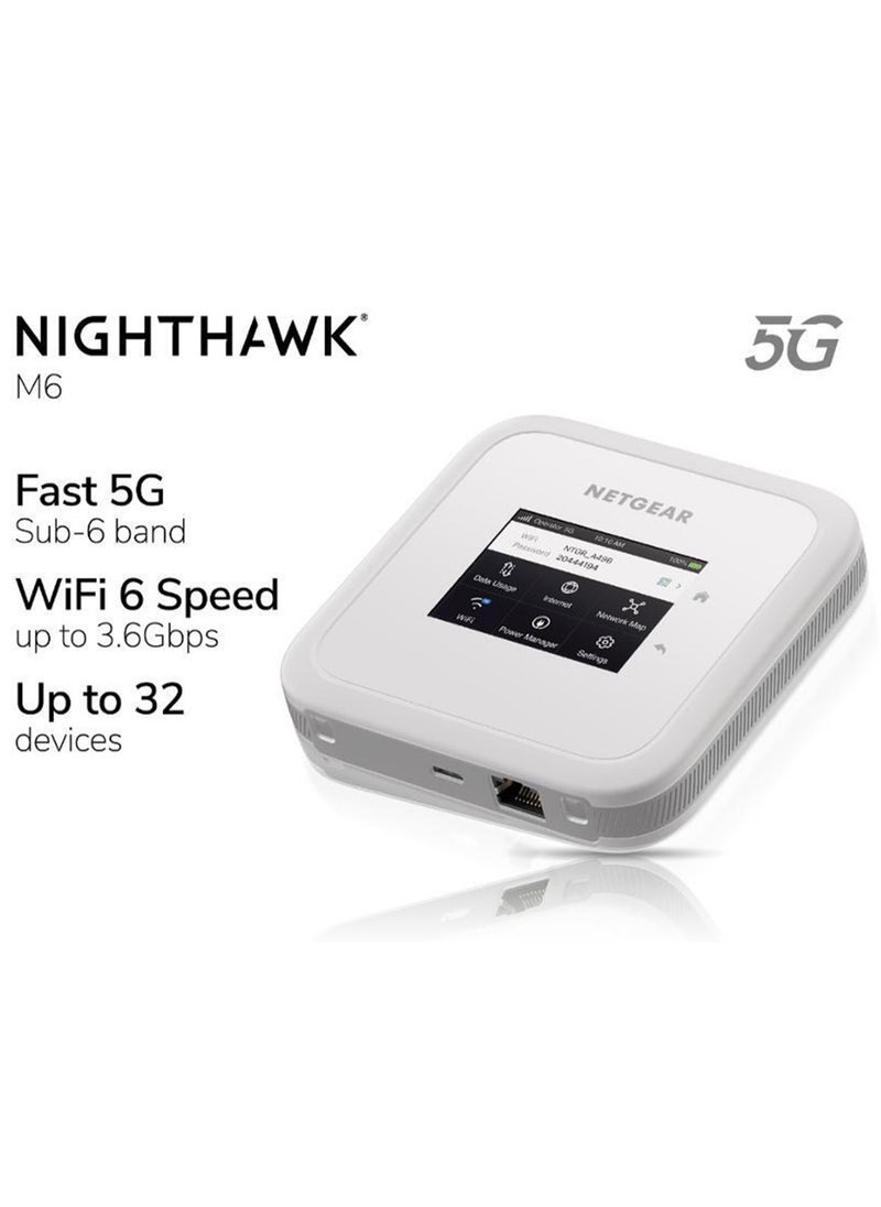 Generic - NETGEAR Nighthawk M6 5G WiFi 6 Mobile Hotspot Router MR6110 Blazing Fast Wireless Hotspot Router, Unlocked - Image 1
