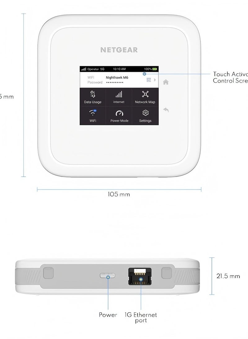 Generic - NETGEAR Nighthawk M6 5G WiFi 6 Mobile Hotspot Router MR6110 Blazing Fast Wireless Hotspot Router, Unlocked - Image 1