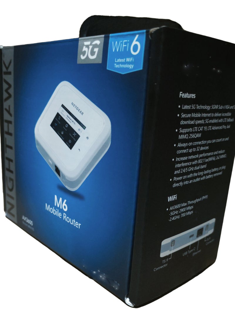 Generic - NETGEAR Nighthawk M6 5G WiFi 6 Mobile Hotspot Router MR6110 Blazing Fast Wireless Hotspot Router, Unlocked - Image 1