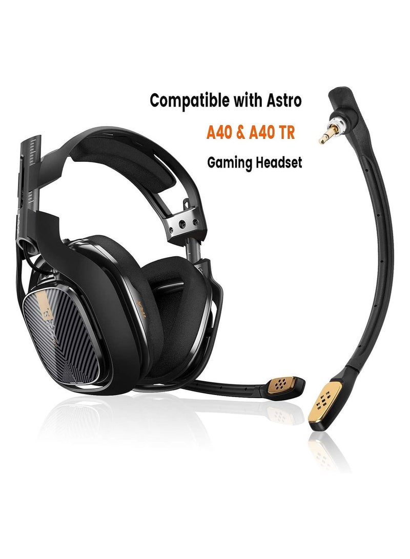 A40 Mic, Microphone Replacement for Astro A40 / A40 TR Gaming Headset on PS5, PS4, Xbox One, PC, Mac, Phone, Noise Cancelling 3.5mm Black - Image 2