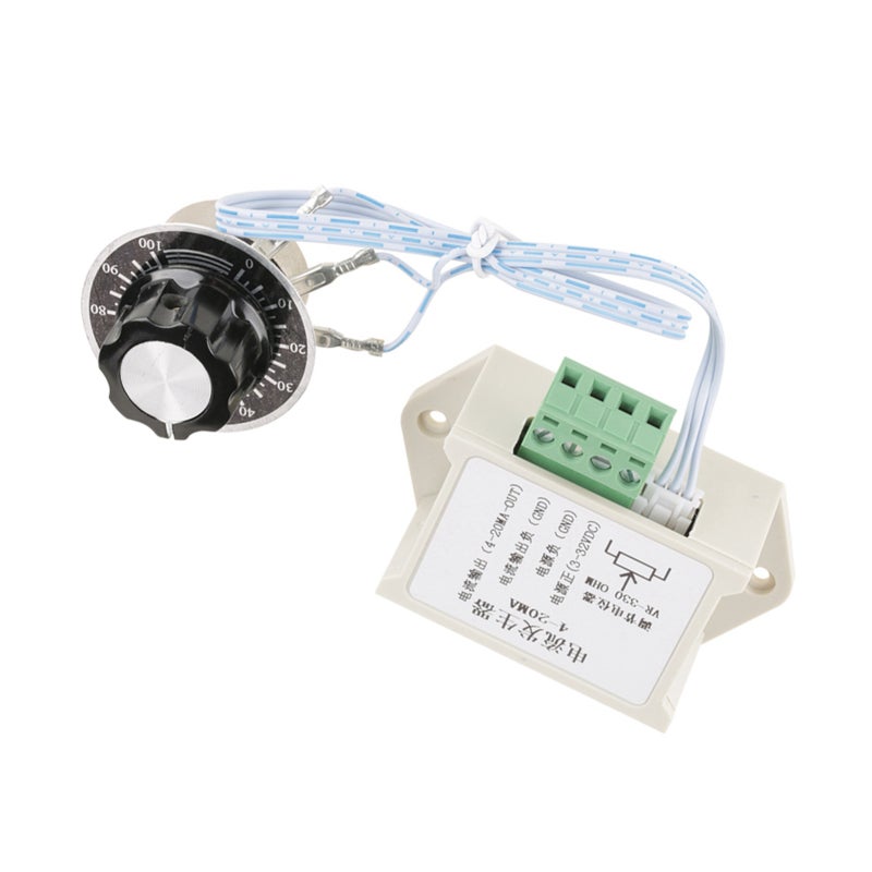 4-20mA Current Generator 3.3-30V DC Input with Manual Potentiometer Adjustment - Constant Current Source Output for PLC Frequency Converter Servo - Image 4