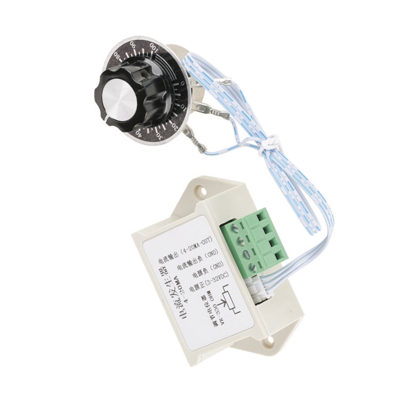 4-20mA Current Generator 3.3-30V DC Input with Manual Potentiometer Adjustment - Constant Current Source Output for PLC Frequency Converter Servo - Image 5