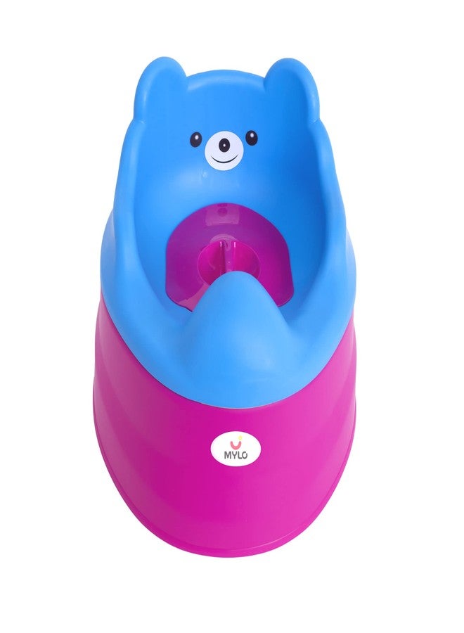 Mylo Essentials Mylo 2-in-1 Potty Training Seat for 6 Months+ Child with Detachable Potty Bowl and Adaptable Potty Seat (Blue & Purple) - Image 1