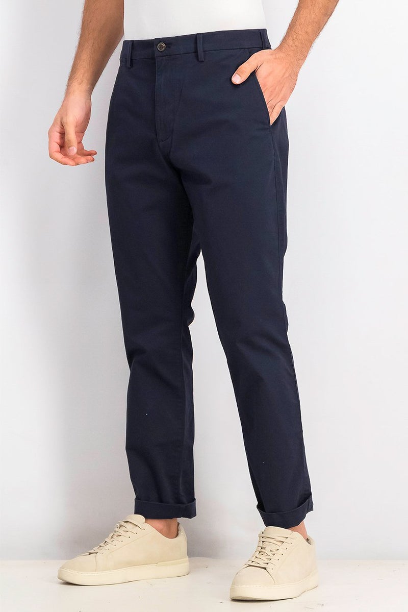 GAP Men Essential Khaki Skinny Pants, Navy - Image 3