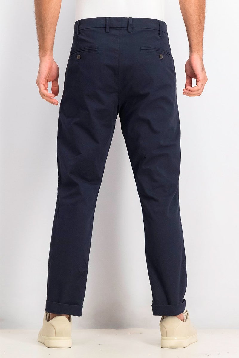 GAP Men Essential Khaki Skinny Pants, Navy - Image 2