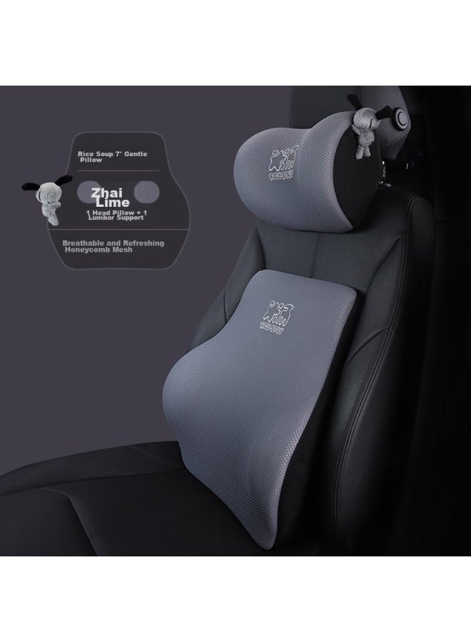 ICAROOM Aichewu Car Headrest, Headrest For Vehicles, Cervical Pillow, Car Headrest Neck Pillow, Car Headrest Seat Cushion - Image 3