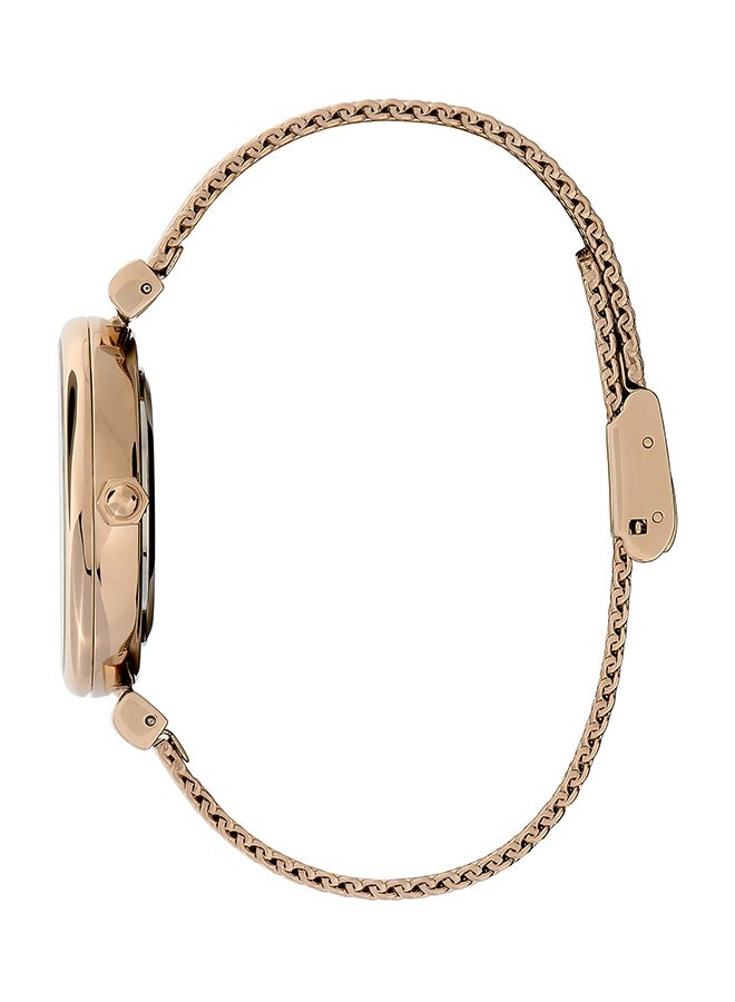 OLIVIA BURTON Round Analog Women'S Ionic Plated Carnation Gold Steel Case  Watch - Image 3