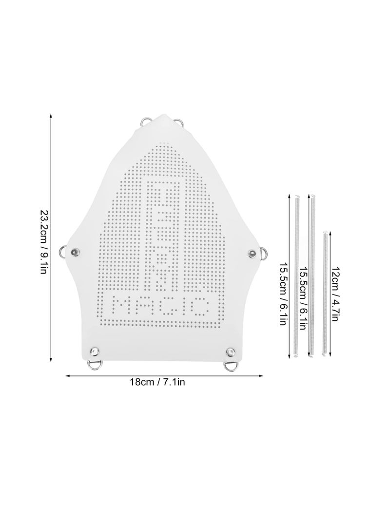 Bordastruct Non-Stick Aluminum Iron Cover Protector for Fabrics and Clothes, Electric Iron Accessories - Image 2