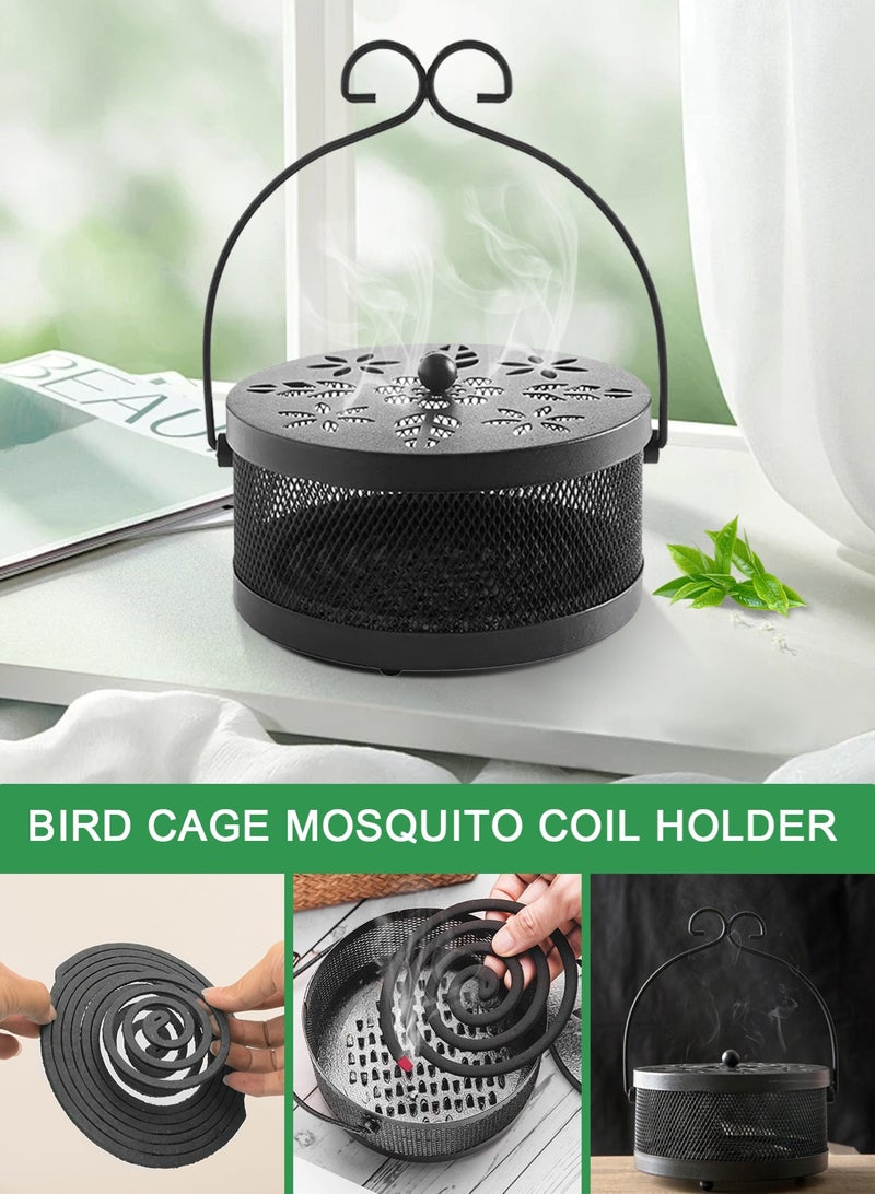 TOPONE 3Pack 30Coils Mosquito Coils with 1 Mosquito Coil Box Iron Holder Household Censer Repellent Incense Coil - Image 3