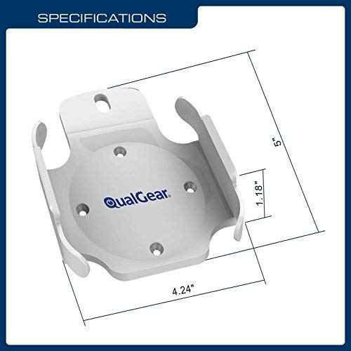 QualGear QG-AM-017-W Mount for Apple TV/AirPort Express Base Station (For 2nd & 3rd Generation Apple TVs) White - Image 3