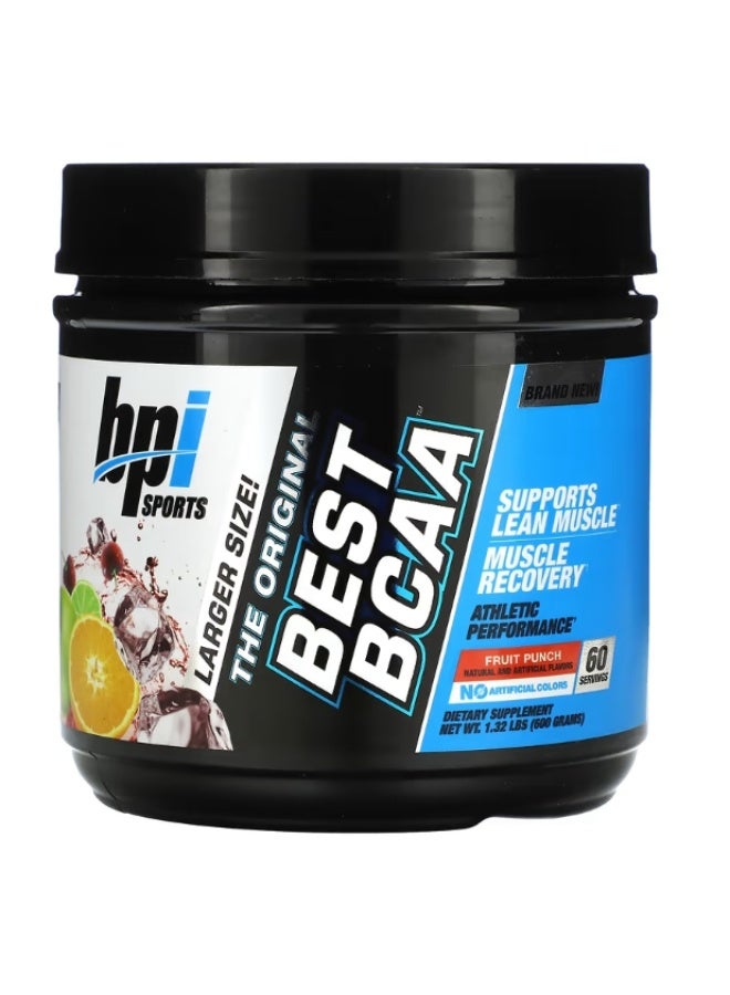 BPI SPORTS BPI Best BCAA Fruit Punch 60 serving, 600g - Image 1