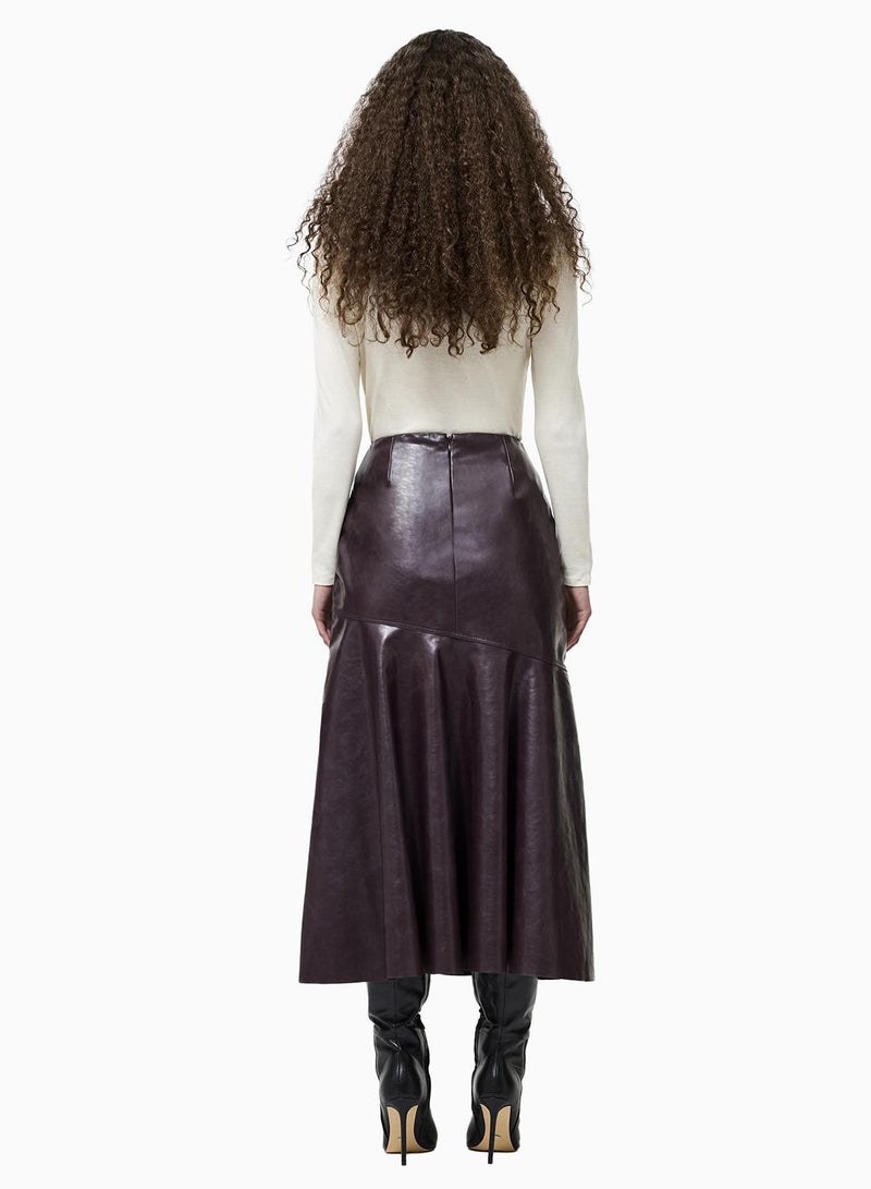 French Connection Kayleigh Fluted Midi Skirt - Image 2