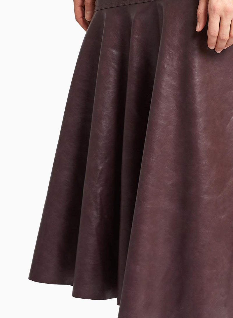 French Connection Kayleigh Fluted Midi Skirt - Image 4