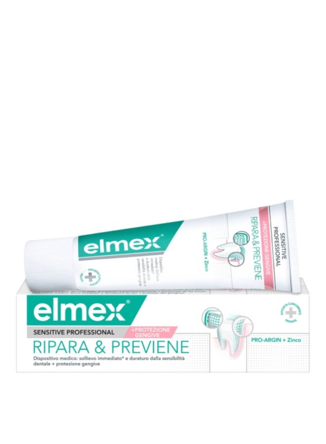 Elmex Sensitive Professional Repair & Prevent Toothpaste 75ml - Image 2