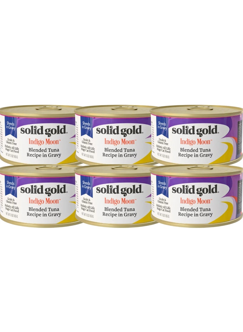 solid gold Cat Wet Food All Life Stages Tuna Flavor in Gravy - 6x85g - Grain-Free Recipe - Image 1