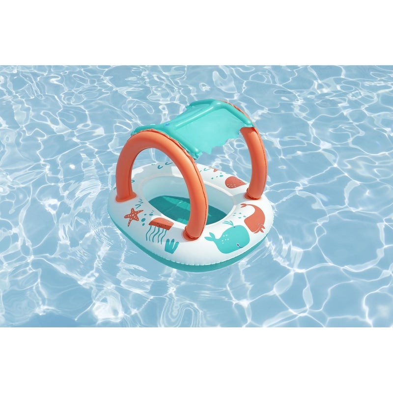 Bestway - Comfort Plush Children's Inflatable Boat with Sunshade 78x61.5x56.5 cm - 34203 - Image 4